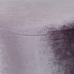 Пуф фиолетовый велюр на золотом металлическом основании Golden Belt варинант исполнения - 4 | Loft Concept в Тюмени