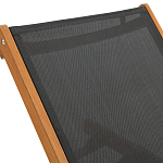 Шезлонг из текстиля и эвкалипта Power of Nature варинант исполнения - 5 | Loft Concept в Тюмени