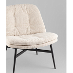 Кресло лаунж Tail молочный варинант исполнения - 2 | Loft Concept в Тюмени