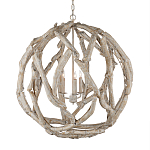 Люстра круглая в виде веток деревьев Natural Driftwood варинант исполнения - 1 | Loft Concept в Тюмени