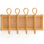 Настенная вешалка из ротанга Wila Wall Hanger M варинант исполнения - 2 | Loft Concept в Тюмени