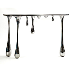 Дизайнерская Консоль Melting Silver Console Zhipeng Tan варинант исполнения - 1 | Loft Concept в Тюмени