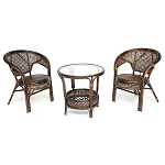 Комплект уличной мебели Angela Dark Brown варинант исполнения - 1 | Loft Concept в Тюмени