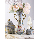 Ваза фарфоровая с попугаями Gaya варинант исполнения - 9 | Loft Concept в Тюмени