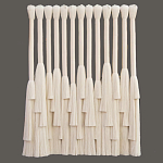 Декор на стену Белые Кисти Wall decor White Tassels варинант исполнения - 3 | Loft Concept в Тюмени