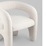 Кресло дизайнерское для лаунж зоны жемчужного цвета Pearl Lounge варинант исполнения - 4 | Loft Concept в Тюмени