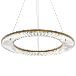 Кольцевая люстра с хрустальным декором Maude Crystal Chandelier варинант исполнения - 1 | Loft Concept в Тюмени