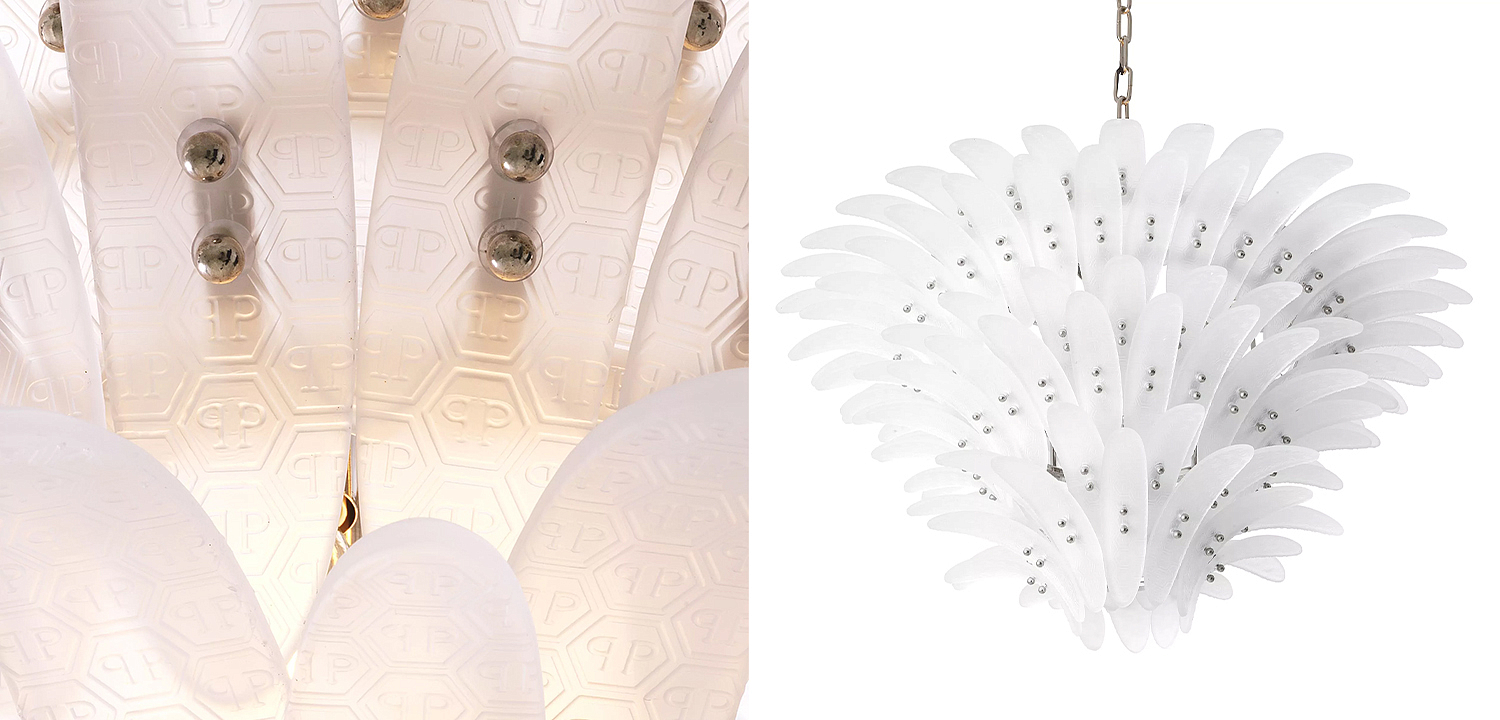 Люстра Philipp Plein Chandelier Bel Air L Белая Люстра Philipp Plein Chandelier Bel Air L Белая - Loft-Concept в Тюмени