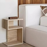 Дизайнерский журнальный стол фигурный с полками Gulip варинант исполнения - 2 | Loft Concept в Тюмени