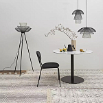 Торшер с трехъярусным плафоном из металлической сетки Metal Mesh Floor Lamp варинант исполнения - 2 | Loft Concept в Тюмени