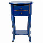 Синяя тумба на фигурных ножках Shelby варинант исполнения - 1 | Loft Concept в Тюмени