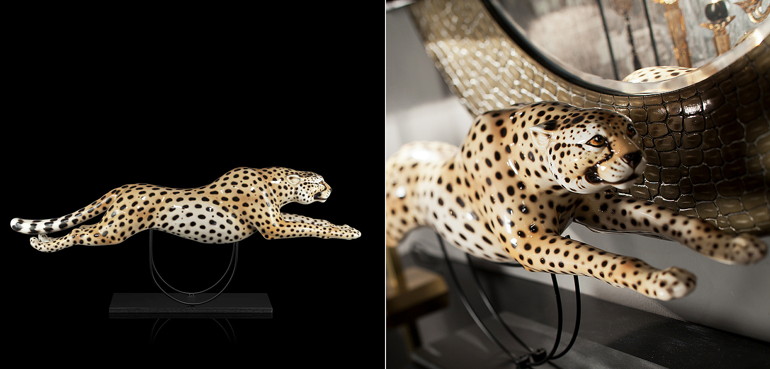 Статуэтка RUNNING CHEETAH W/BASE Статуэтка RUNNING CHEETAH W/BASE - Loft-Concept в Тюмени