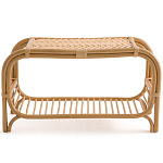 Скамья для прихожей из стеблей ротанга Willa Rattan Bench варинант исполнения - 3 | Loft Concept в Тюмени