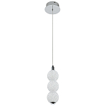 Подвесной светодиодный светильник Crystal Globule Hanging Lamp Chrome варинант исполнения - 2 | Loft Concept в Тюмени