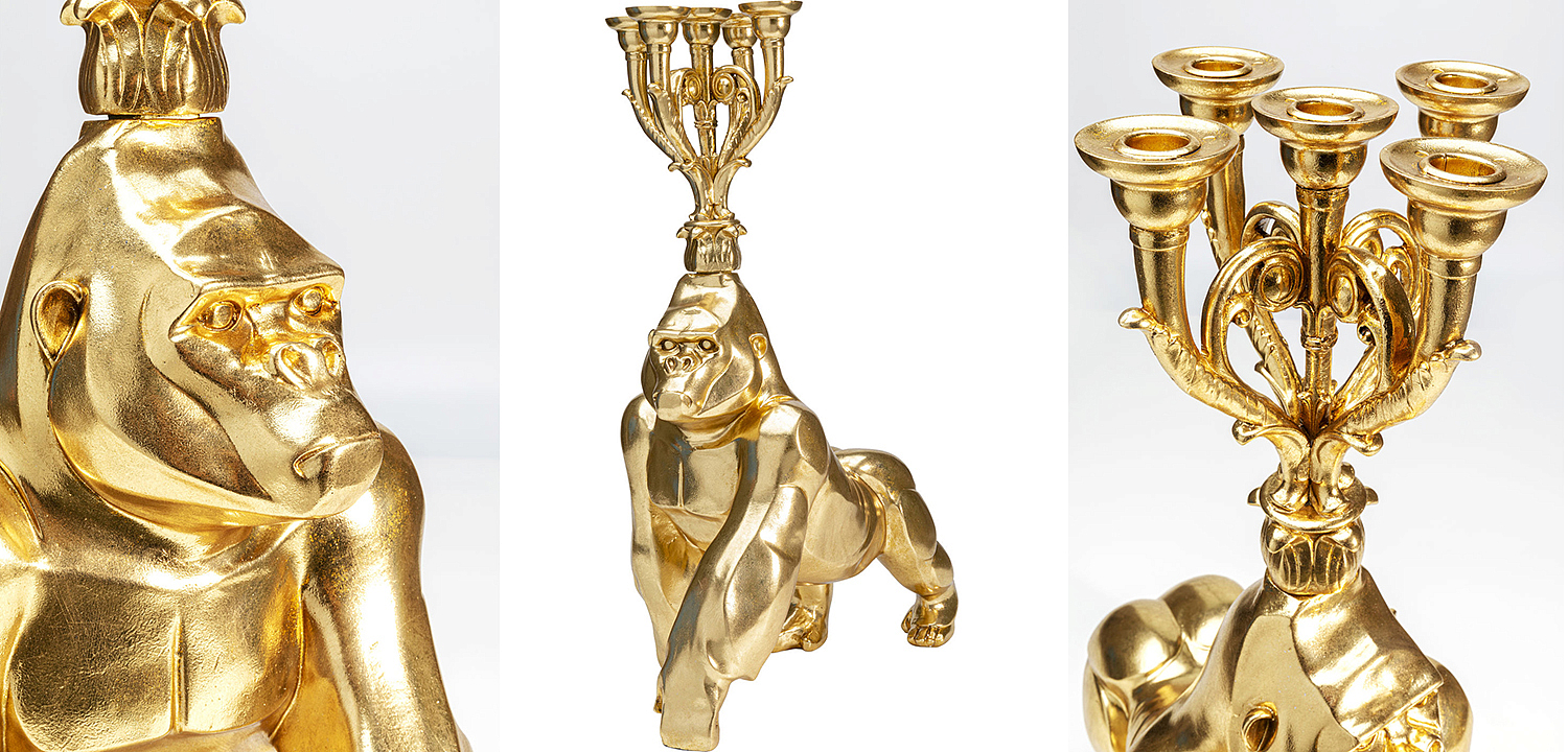 Подсвечник Golden Gorilla Подсвечник Golden Gorilla - Loft-Concept в Тюмени