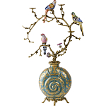 Бронзовый подсвечник Птичий рай Flora варинант исполнения - 1 | Loft Concept в Тюмени