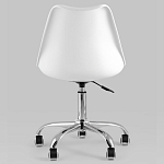 Офисный стул на металлическом основании EGGERY White варинант исполнения - 5 | Loft Concept в Тюмени