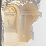 Встраиваемый в стену гипсовый светильник под покраску в античном стиле Antiquity Athena варинант исполнения - 9 | Loft Concept в Тюмени