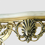 Консоль из бронзы с мраморной столешницей Bronze De Console варинант исполнения - 1 | Loft Concept в Тюмени