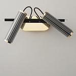 Бра с двумя цилиндрическими плафонами на магнитном креплении Bronze Concert варинант исполнения - 3 | Loft Concept в Тюмени