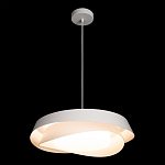 Подвесной светильник круглый белого цвета из металла Vita Cuna варинант исполнения - 4 | Loft Concept в Тюмени