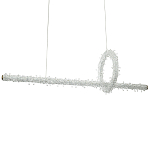 Подвесной линейный светильник Gilbertine Crystals Linear Hanging Lamp варинант исполнения - 1 | Loft Concept в Тюмени