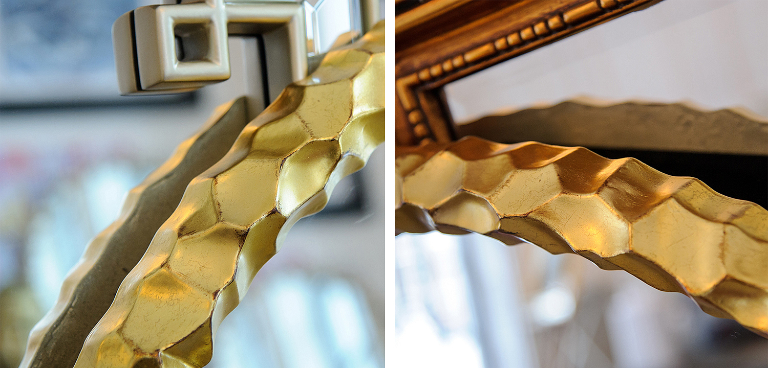 Зеркало Reginald Mirror round gold Зеркало Reginald Mirror round gold - Loft-Concept в Тюмени