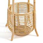 Напольная вешалка с корзиной из ротанга Trina Wicker Floor Hanger варинант исполнения - 5 | Loft Concept в Тюмени