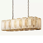 Люстра с абажуром из прямоугольных мраморных панелей Calling to Shine варинант исполнения - 3 | Loft Concept в Тюмени