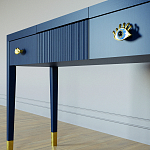 Туалетный стол - Трельяж Elsa Dreams Blue 120 см варинант исполнения - 3 | Loft Concept в Тюмени