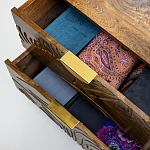 Прикроватная тумба с фактурным фасадом Termite варинант исполнения - 5 | Loft Concept в Тюмени