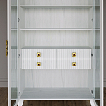 Дизайнерский шкаф витрина Elsa Dreams White с 4-мя ящиками варинант исполнения - 6 | Loft Concept в Тюмени