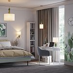 Настольная лампа с декором в виде кактуса из керамики Opuntia варинант исполнения - 5 | Loft Concept в Тюмени