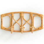 Настенная вешалка из ротанга Willa Wall Hanger S варинант исполнения - 2 | Loft Concept в Тюмени