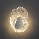 Бра с рельефным волнообразным стеклянным плафоном и вставкой из мрамора Liquid Stone варинант исполнения - 9 | Loft Concept в Тюмени