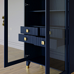 Дизайнерский шкаф витрина Elsa Dreams Blue с 4-мя ящиками варинант исполнения - 8 | Loft Concept в Тюмени