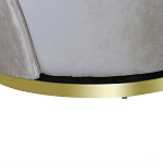 Кресло вращающееся велюровое кремовое Rotation варинант исполнения - 3 | Loft Concept в Тюмени