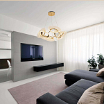 Люстра подвесная с 6-ю круглыми светодиодными лампами Catcher варинант исполнения - 2 | Loft Concept в Тюмени