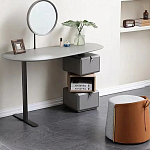 Консоль с зеркалом и  3-мя вращающимися ящиками Eloida варинант исполнения - 5 | Loft Concept в Тюмени