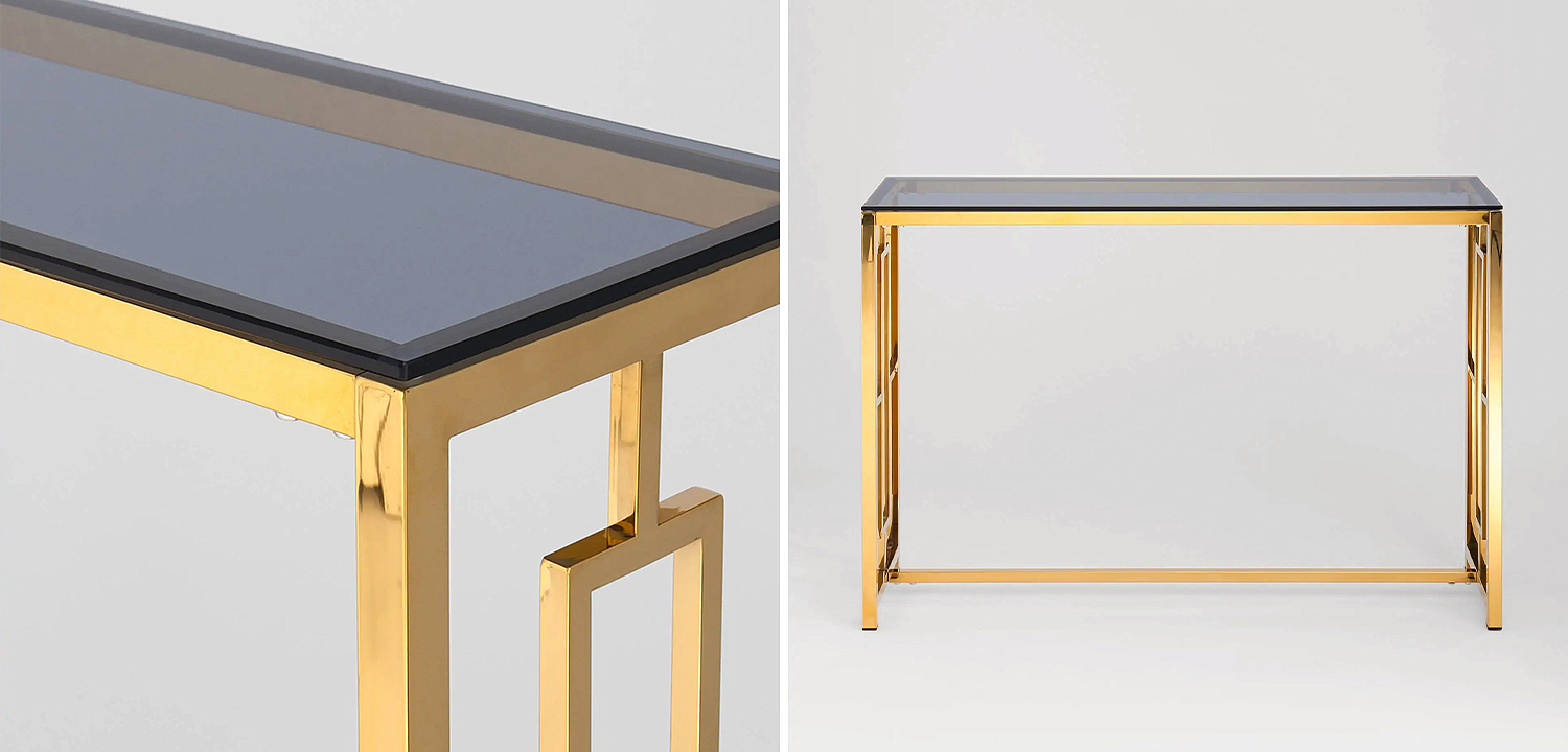 Консоль Milan Tables Gold Консоль Milan Tables Gold - Loft-Concept в Тюмени