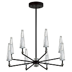 Люстра с прозрачными плафонами из стекла Umbrella варинант исполнения - 1 | Loft Concept в Тюмени