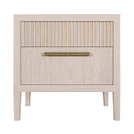 Прикроватная Тумбочка Primo с двумя ящиками Светлый дуб варинант исполнения - 7 | Loft Concept в Тюмени