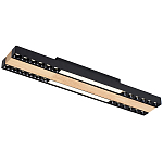 Потолочный светильник черный GAVIN WOOD 1 варинант исполнения - 1 | Loft Concept в Тюмени