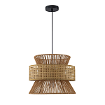 Подвесной светильник с абажуром из натуральных материалов Light Inside the Cell варинант исполнения - 3 | Loft Concept в Тюмени