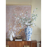 Ваза фарфоровая высокая с синими цветочными мотивами Independence варинант исполнения - 4 | Loft Concept в Тюмени