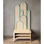 Вешалка «Байома» варинант исполнения - 1 | Loft Concept в Тюмени