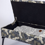 Банкетка с принтом из журавлей Crane варинант исполнения - 5 | Loft Concept в Тюмени