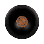 Встраиваемый спот светодиодный круглый черного цвета с углублением Ombra Lux  варинант исполнения - 2 | Loft Concept в Тюмени