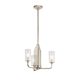  Люстра с прозрачными рифлеными цилиндрическими плафонами Kichler варинант исполнения - 9 | Loft Concept в Тюмени