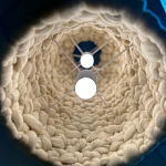 Вязаный подвесной светильник из шерсти Dome Wool Lamp  варинант исполнения - 5 | Loft Concept в Тюмени